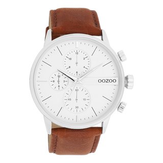 Oozoo Horloge-C11220 cognac (45mm)