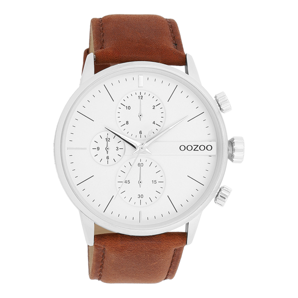 Oozoo Horloge-C11220 cognac (45mm)