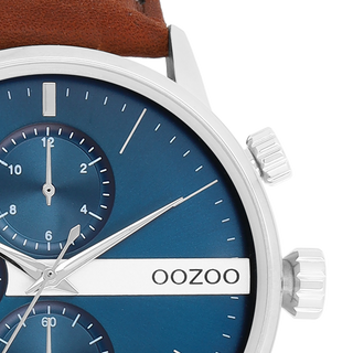 Oozoo Horloge-C11221 cognac (45mm)