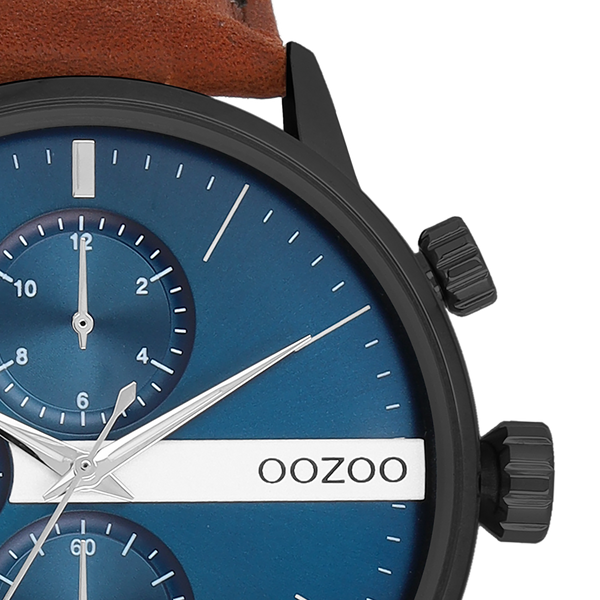 Oozoo Horloge-C11222 cognac (45mm)
