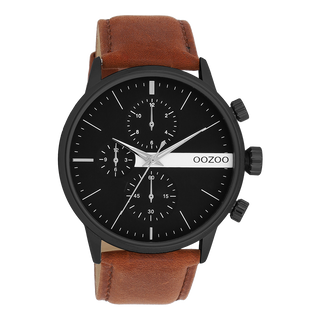 Oozoo Horloge-C11223 cognac (45mm)