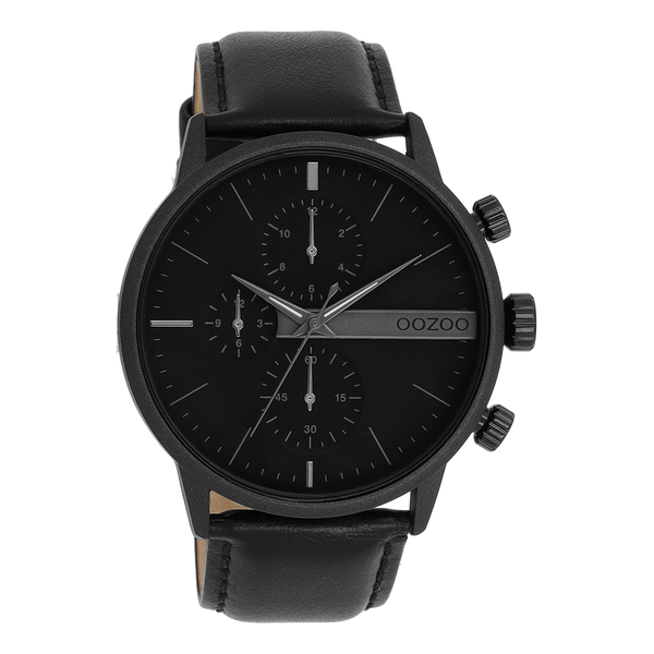 Oozoo Watch-C11224 schwarz (45mm)