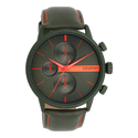 Oozoo Watch with leather strap (45mm)