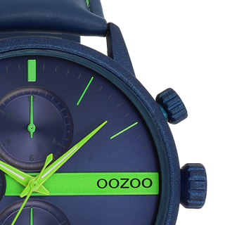 Oozoo Horloge met leren band (45mm)