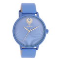 Mineraal blauwe OOZOO horloge met leren band - C11246 (42mm)