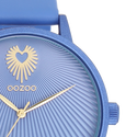 Mineraal blauwe OOZOO horloge met leren band - C11246 (42mm)