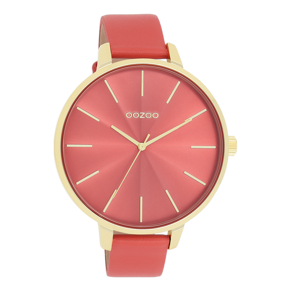 Ladies best sale leather watch