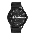 OOZOO heren horloge met metalen mesh armband (45mm)