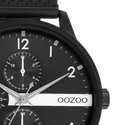 OOZOO heren horloge met metalen mesh armband (45mm)