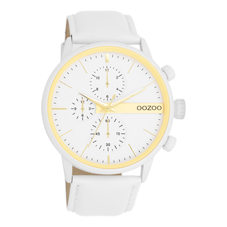 Oozoo Watch with leather strap (48mm)