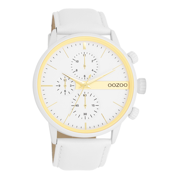Oozoo Watch with leather strap (48mm)