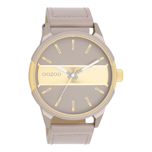 Oozoo Uhr mit Lederarmband (48 mm)