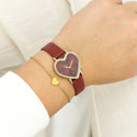 Oozoo Uhr mit Lederarmband (48 mm)