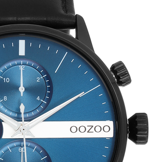 Oozoo Watch with leather strap (48mm)
