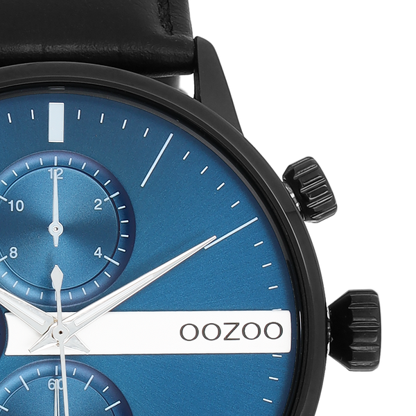 Oozoo Watch with leather strap (48mm)