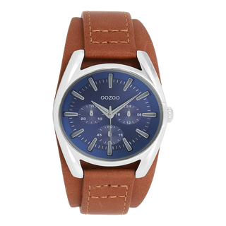 Oozoo Herren-/Damenuhr-C1057 Grau (46 mm)