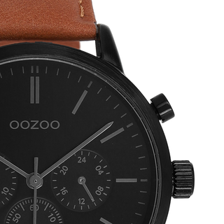 Oozoo Herren-/Damenuhr-C1057 Grau (46 mm)