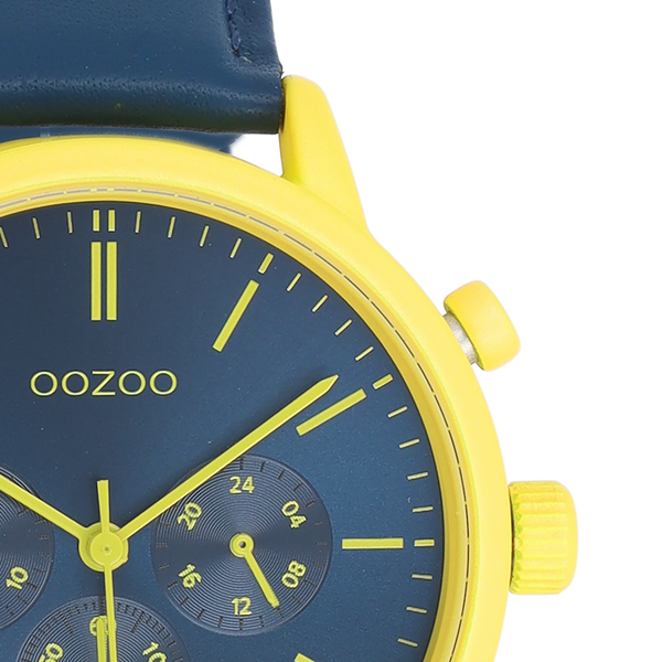 Oozoo Herren-/Damenuhr-C1057 Grau (46 mm)