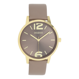 Oozoo Herren-/Damenuhr-C1057 Grau (46 mm)