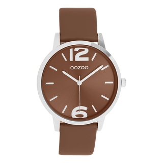 Oozoo Herren-/Damenuhr-C1057 Grau (46 mm)