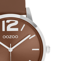 Oozoo Herren-/Damenuhr-C1057 Grau (46 mm)