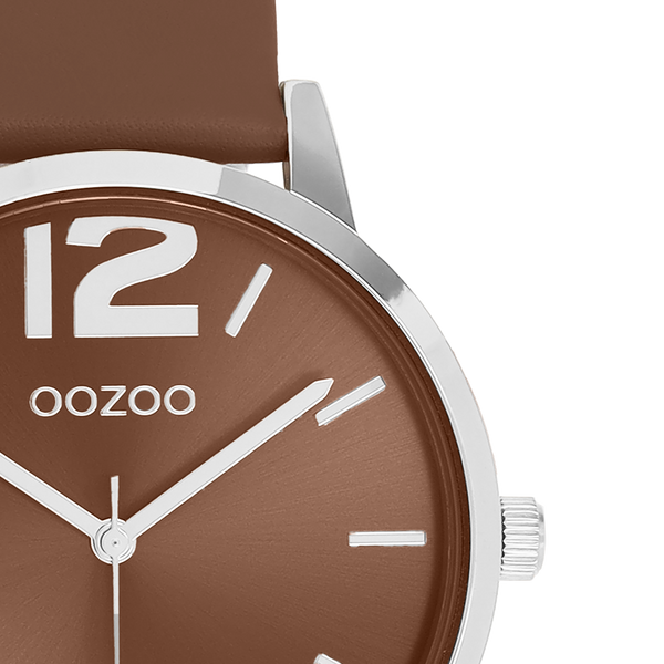 Oozoo Herren-/Damenuhr-C1057 Grau (46 mm)