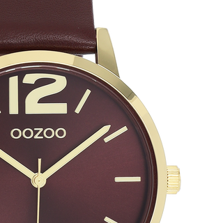 Oozoo Herren-/Damenuhr-C1057 Grau (46 mm)