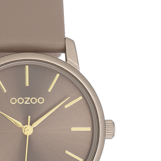 Oozoo Herren-/Damenuhr-C1057 Grau (46 mm)