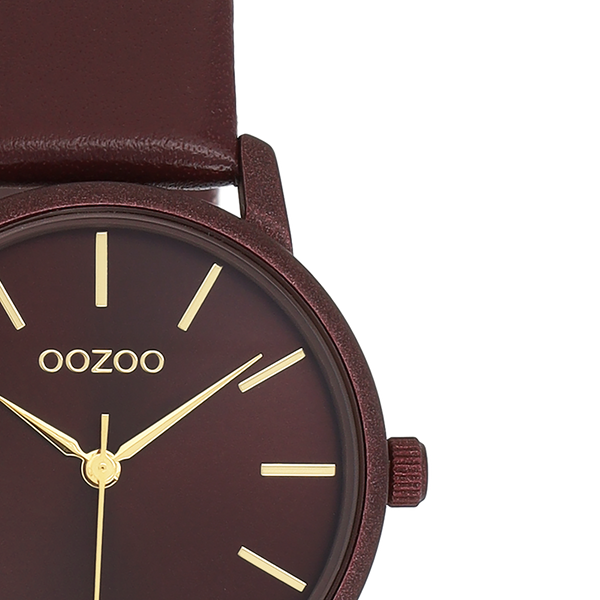 Oozoo Herren-/Damenuhr-C1057 Grau (46 mm)