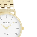 Goudkleurige OOZOO horloge met roestvrijstalen armband - C20376 (28mm)