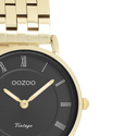 Goudkleurige OOZOO horloge met roestvrijstalen armband - C20378 (28mm)