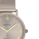 OOZOO dames horloge met metalen mesh armband (32mm)