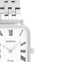 Zilverkleurige OOZOO horloge met roestvrijstalen armband - C20410 (24mm)