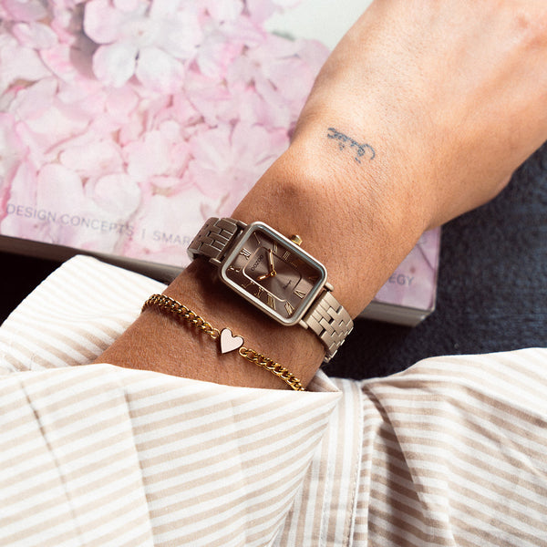 Oozoo Uhr mit Lederarmband (48 mm)