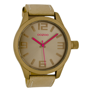Oozoo Herren-/Damenuhr-C1057 Grau (46 mm)