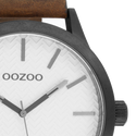 Oozoo Uhr mit Lederarmband (48 mm)