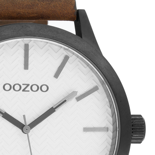 Oozoo Uhr mit Lederarmband (48 mm)