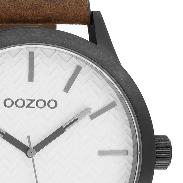Oozoo Uhr mit Lederarmband (48 mm)