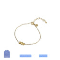 Go Dutch Label Armband (Sieraad) Kinderen - Smalle Pols - Triple Hearts