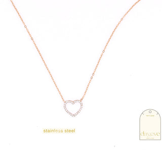 Go Dutch Label Collier Sparkly Heart