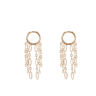 Koop gold Go Dutch Label Earrings chain ring