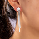 Go Dutch Label Ear studs flat waterfall star string