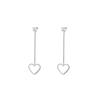Go Dutch Label Earrings double heart drop