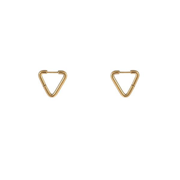 Go Dutch Label Earrings triangle ring big