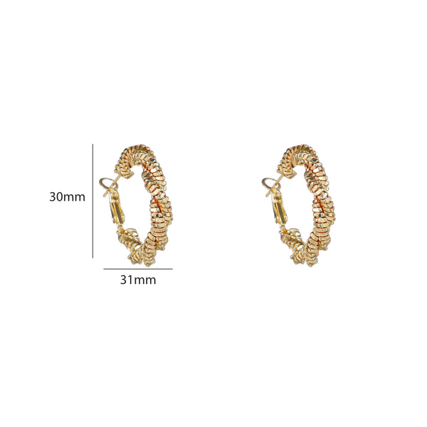 Go Dutch Label Oorringen Twisted Earring