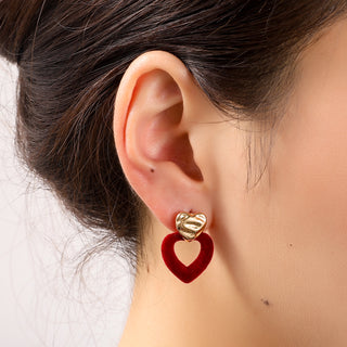 Go Dutch Label Oorknoppen Velvet Hearts