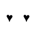 Go Dutch Label Oorknoppen Velvet Heart