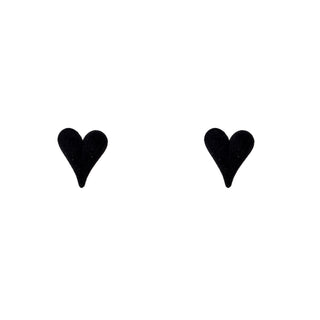 Kopen zwart Go Dutch Label Oorknoppen Velvet Heart