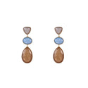 Go Dutch Label Oorknoppen 3 Stone Drop