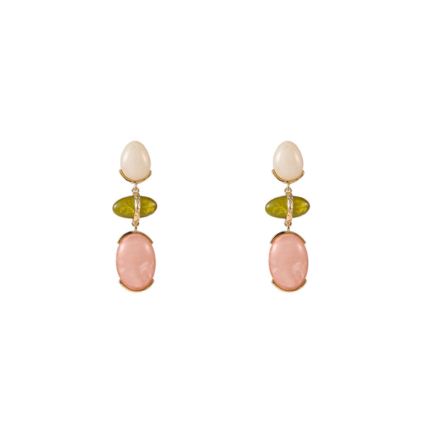 Go Dutch Label Oorknoppen Elegant Stone Drop